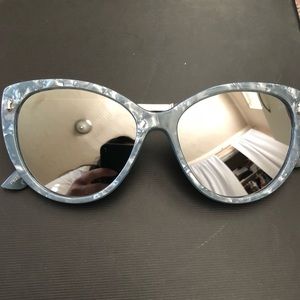 Mirror cat eye sunglasses